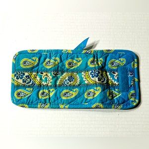 Vera Bradley Bermuda Blue Green Quilted Trifold‎ Wallet